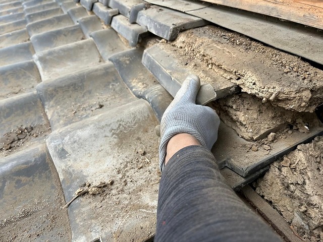 韮崎市　葺き替え工事